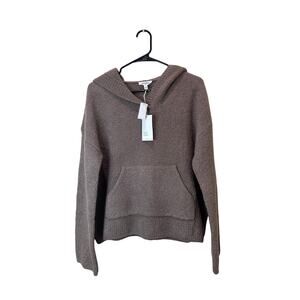 Haven Well Within NWT SZ M Wool Blend Hoodie Brown Comfy Cozy Loungewear